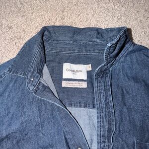 Goodfellow & Co Blue Casual Button Down Shirt